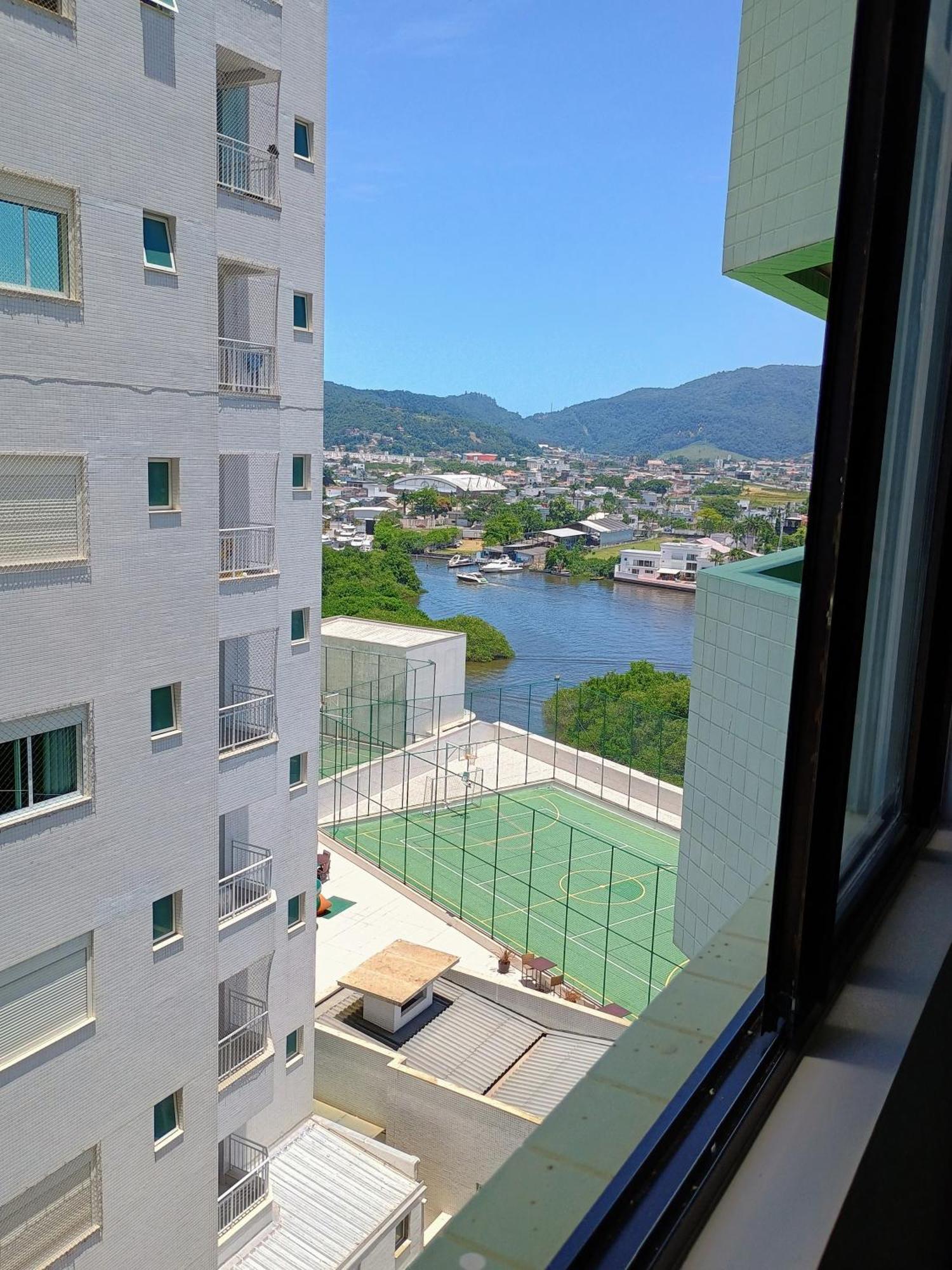 شقة Excelente Ap Pe Na Areia Vista Mar Balneário Camboriú المظهر الخارجي الصورة