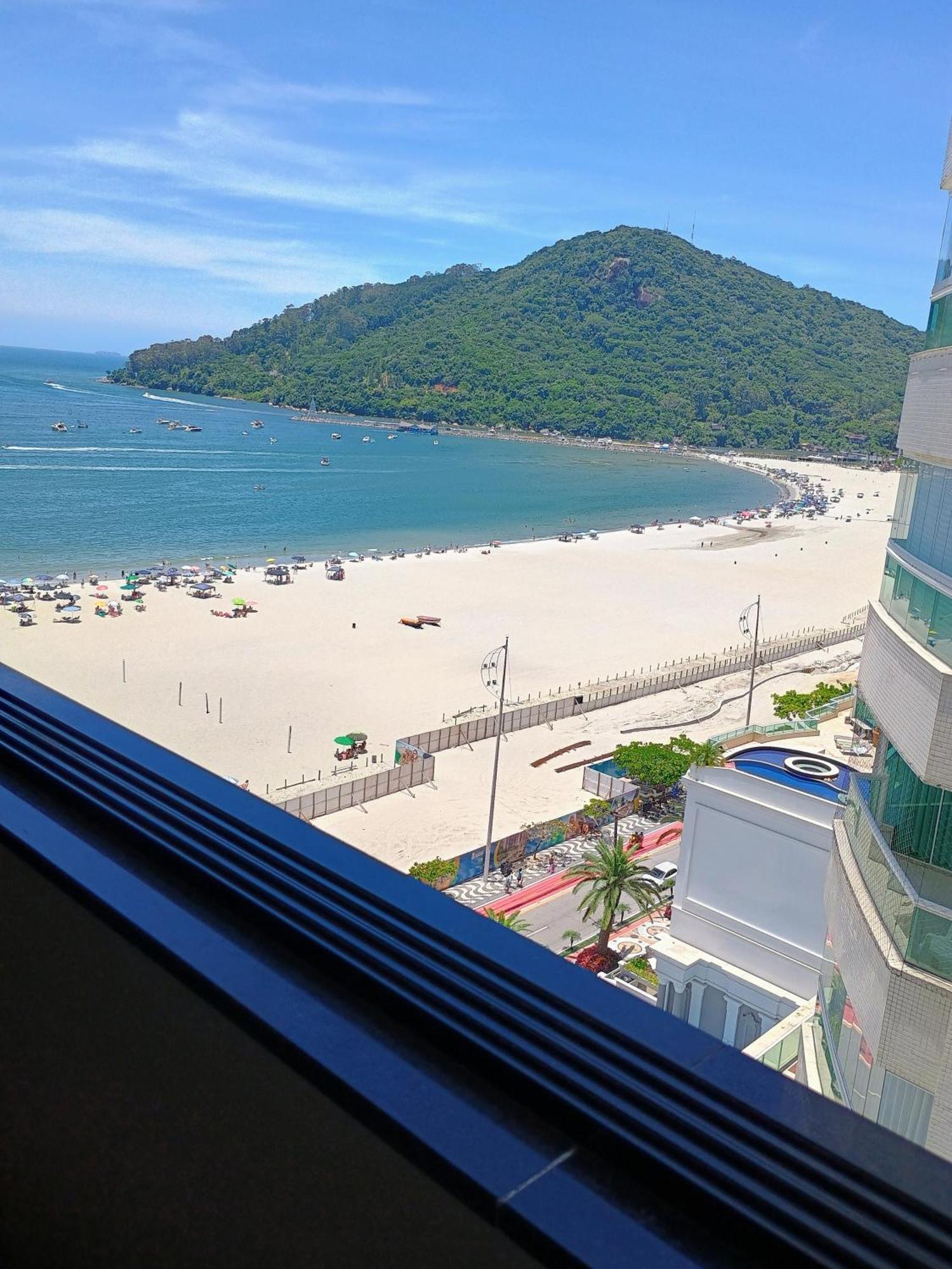 شقة Excelente Ap Pe Na Areia Vista Mar Balneário Camboriú المظهر الخارجي الصورة
