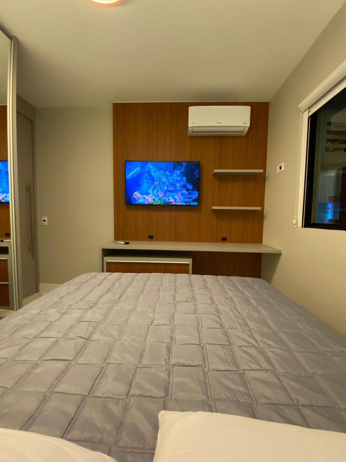 شقة Excelente Ap Pe Na Areia Vista Mar Balneário Camboriú المظهر الخارجي الصورة
